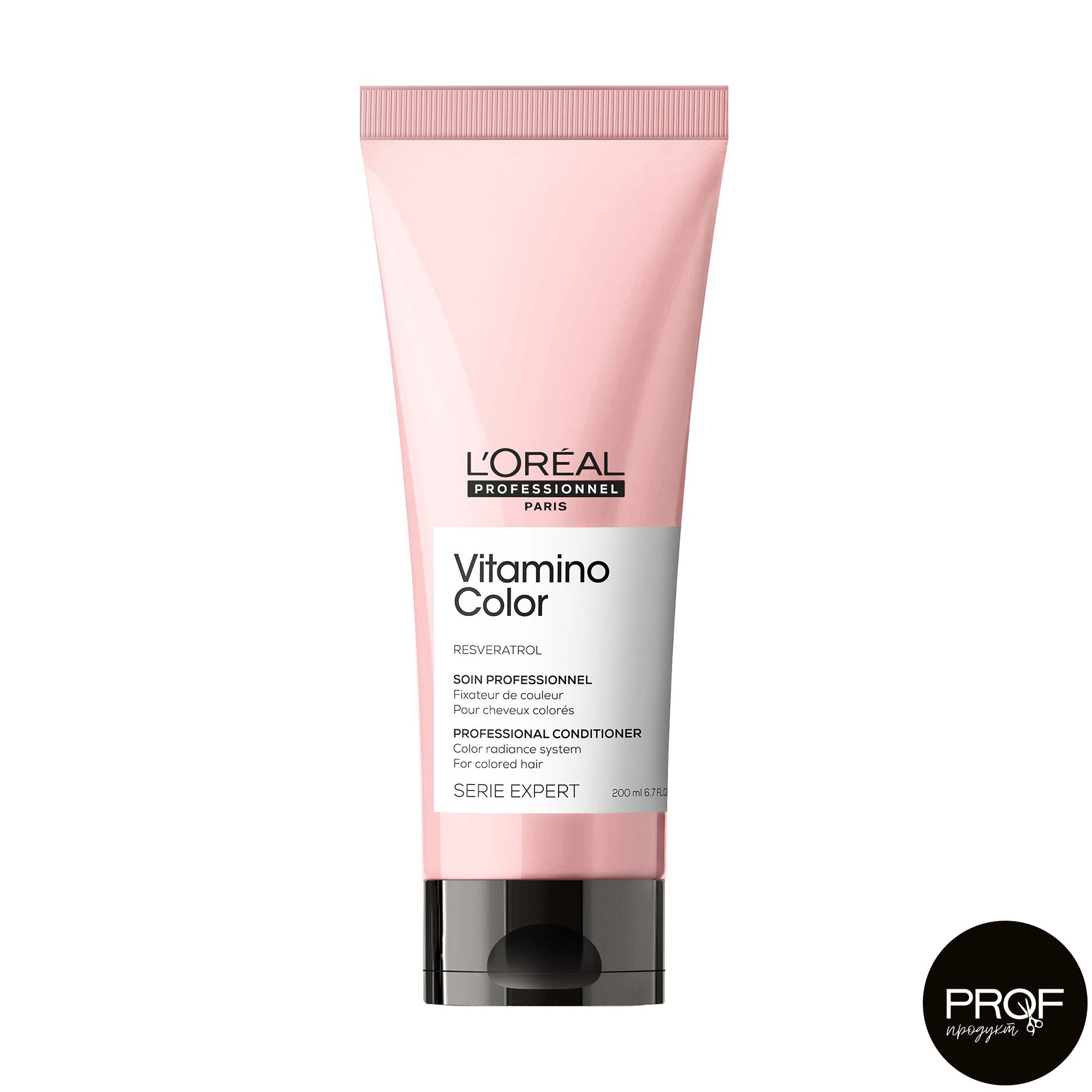 Кондиціонер L'Oreal Professionnel Serie Expert Vitamino Color Resveratrol Conditioner для захисту та збереження кольору фарбованого волосся, 200 мл